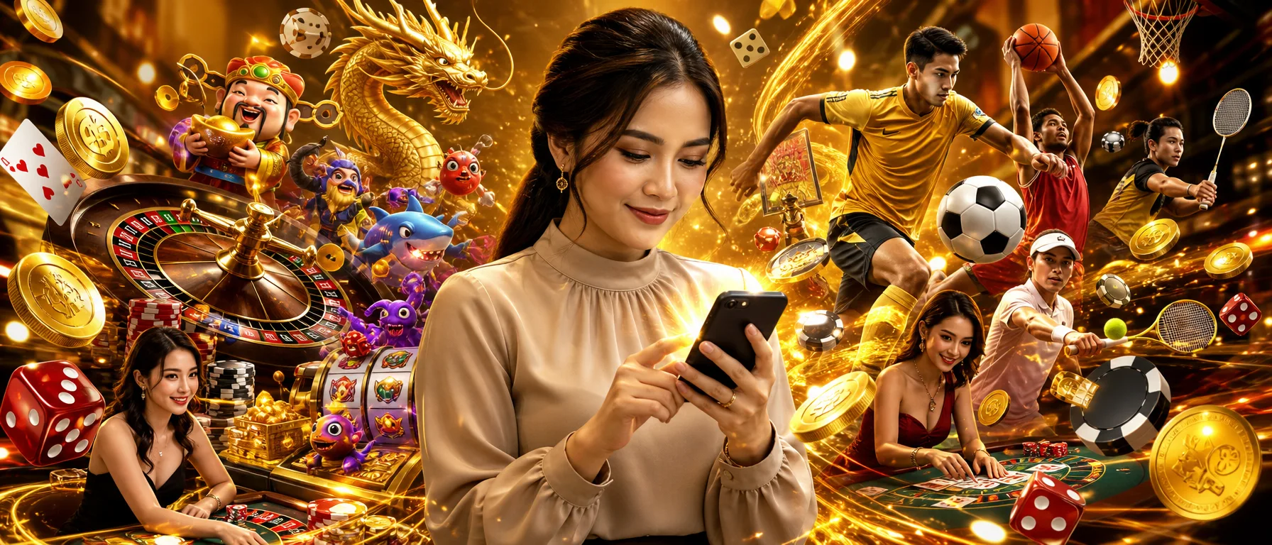 One Platform. Slots, Live Casino, Sports Betting And More.. Dior88 is built for Malaysian players who want… – mobile play gold illustration